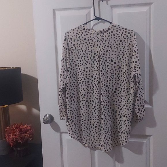 Lush Size XL Henly Style Leopard Print Tunic Blouse STITCHFIX - Picture 5 of 10